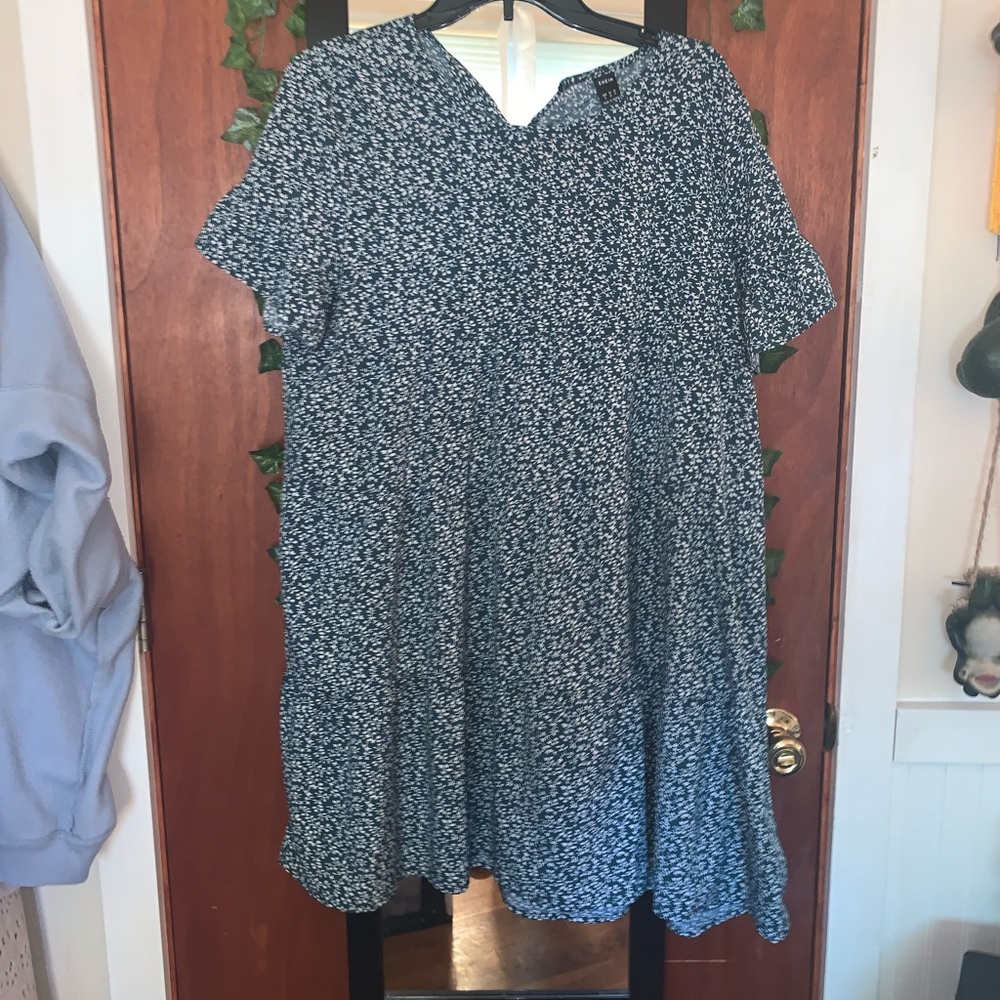 GREEN FLORAL DRESS